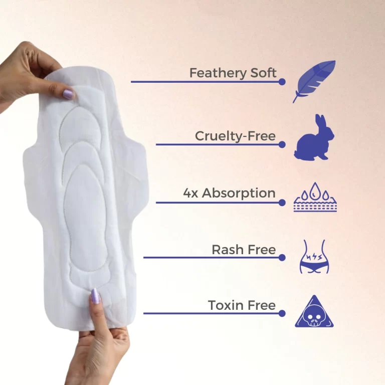Bliss Natural sanitary napkin L fluffy – Thinai Organics